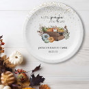 Search for pumpkin baby shower plates Halloween