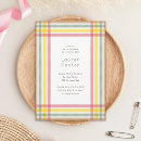Search for plaid border invitations Classic