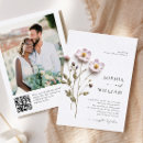 Search for pressed flower wedding invitations Wildflowers