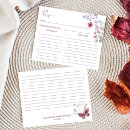 Search for love recipe cards Boho