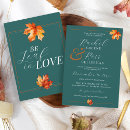 Search for maple leaf wedding invitations Elegant