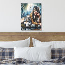 Search for native american canvas prints Sunset
