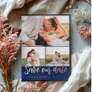 Search for navy gold save the dates Photo collage