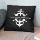 Search for black anchor cushions Sailing