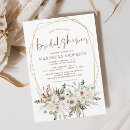 Search for gold frame bridal shower invitations Pampas grass