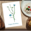 Search for blue floral birthday cards Wildflower