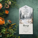 Search for smoky mountain wedding invitations Rustic forest mountain  scene