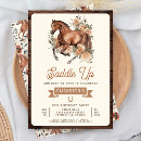 Search for horses party invitations Equestrian