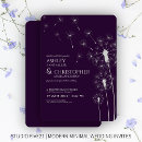 Search for plum purple wedding invitations Rustic