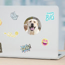 Search for dog photos stickers For her