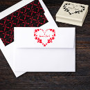 Search for death rubber stamps Heart