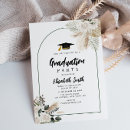 Search for greenery graduation invitations Elegant script