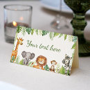 Search for safari place cards Jungle