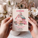 Search for watercolor cactus baby shower invitations Pink