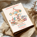 Search for circus 1st birthday invitations Come one come all