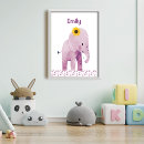 Search for purple elephant nursery decor Adorable