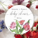 Search for baby shower flowers stickers Watercolor