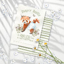 Search for red panda invitations Gender neutral