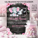 Search for ultrasound baby shower invitations Floral