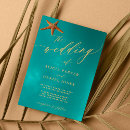 Search for ocean blue invitations Calligraphy