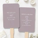 Search for lavender wedding programs Order of service
