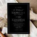 Search for black white invitations Formal