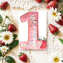 Search for berry birthday invitations Sweet one birthday
