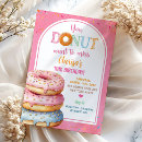Search for sprinkles birthday invitations Doughnut birthday party