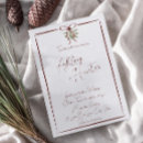 Search for mistletoe wedding invitations Simple