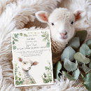 Search for lamb christening invitations Gender neutral
