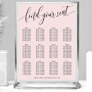 Search for blush pink wedding seating charts Typography