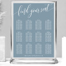 Search for dusty blue wedding seating charts Typography