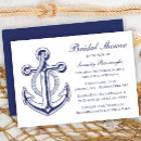 Search for boat bridal shower invitations Anchor