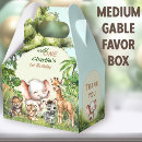 Search for 1st birthday favour boxes Jungle animals