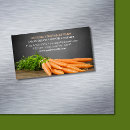 Search for organic business cards Vegetables