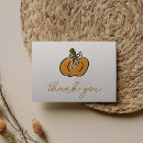 Search for halloween pumpkin thank you cards Modern