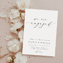 Search for photo engagement party invitations Modern minimalist