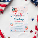 Search for american flag birthday invitations Red white and blue