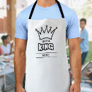 Search for king crown aprons Bbq