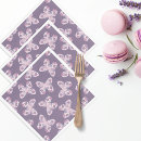 Search for butterfly napkins White