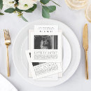 Search for love is sweet napkins Black and white