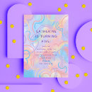 Search for gold unicorn birthday invitations Rainbow