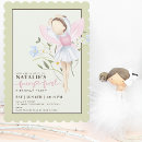 Search for fairy 1st birthday invitations Whimsical mushroom wildflower greenery