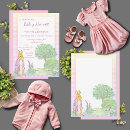Search for greenery baby shower invitations Pink