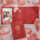 Search for bilingual wedding invitations Red