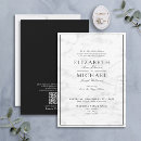 Search for black marble invitations Elegant
