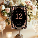 Search for rose gold table cards Elegant