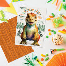 Search for dinosaur birthday invitations Boy