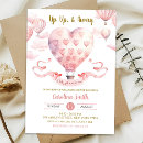 Search for hot air balloon girl invitations Up up and away