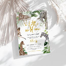Search for a little wild one baby shower invitations Giraffe